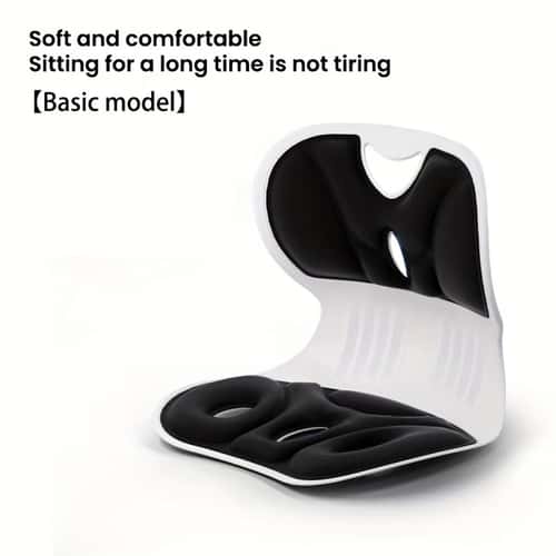 Ergonomic Lumbar Support Cushion - Foldable Office Chair Back Support for Better Sitting Posture & Lower Back Comfort