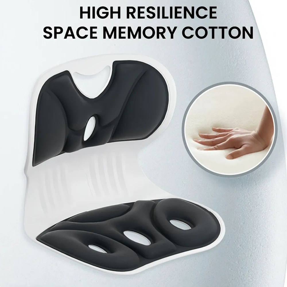 Ergonomic Lumbar Support Cushion Foldable Office Chair Back Support For Better Sitting Posture Lo 4