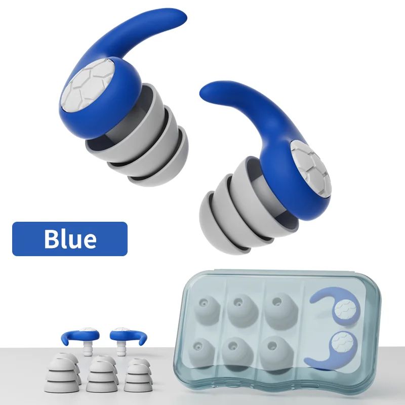 QuietSeal Reusable Silicone Ear Plugs For Sleeping Swimming Noise Reduction Waterproof Comfort Fi 7