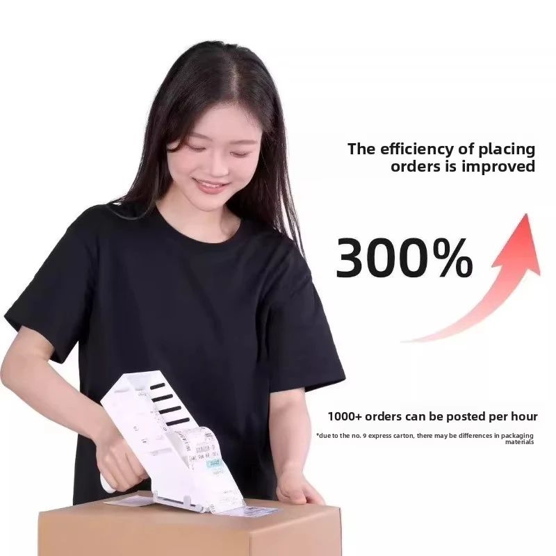 Handheld Express Shipping Label Applicator Ergonomic Grip 400Label HighCapacity Dispenser With Mag 2