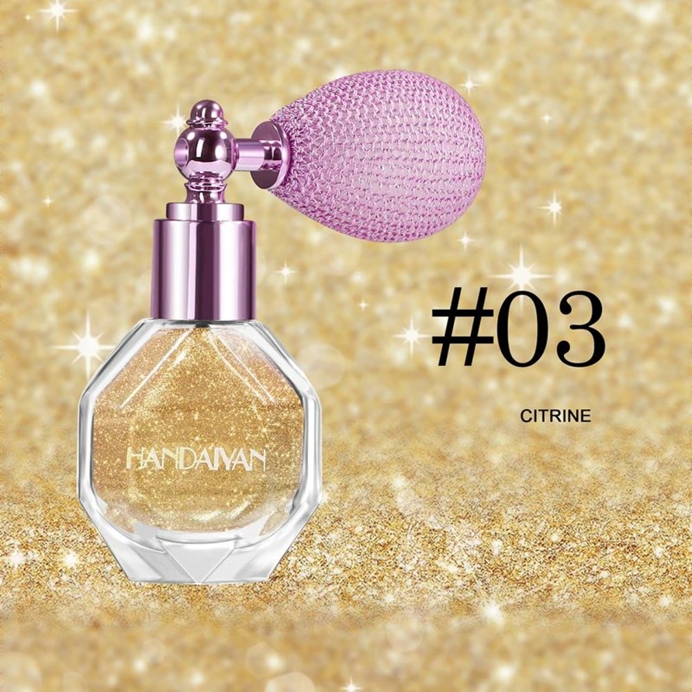 ShimmerGlow Body Glitter Spray Loose Glitter Powder For Face Hair Clothes Gold Silver Pink 8