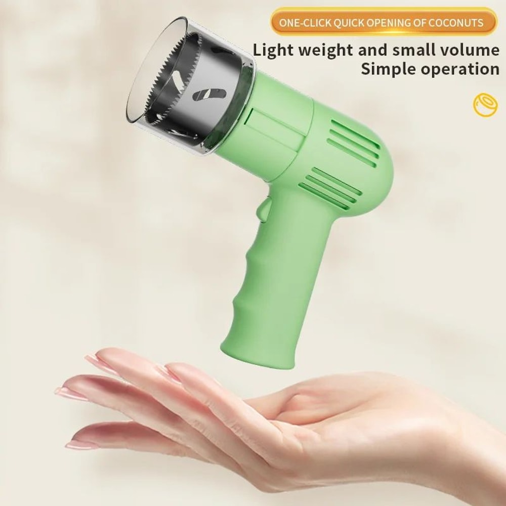 Automatic Coconut Opener Tool Set With Coconut Meat Scraper Quick Coconut Water Opener For Fresh C 2