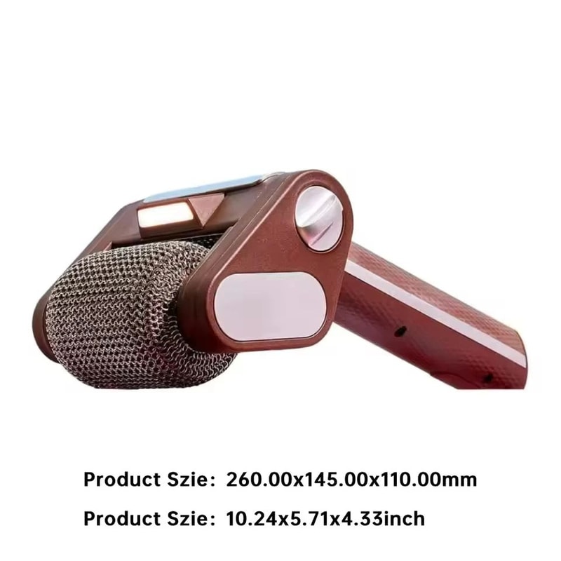 350RPM Cordless Electric Grill Cleaner With Replaceable Stainless Steel Roller Head 5