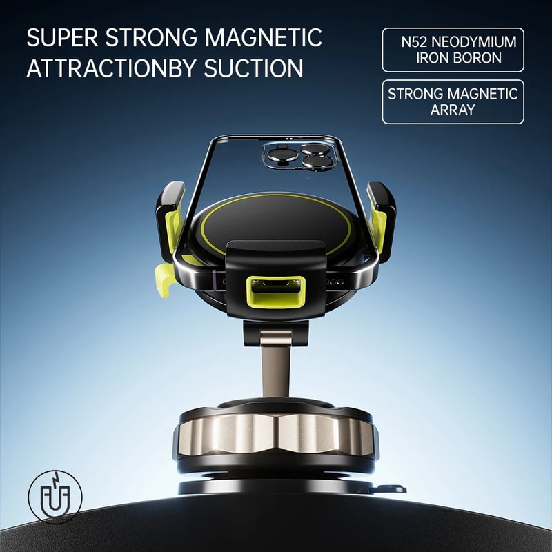 VacuumLock Magnetic Car Phone Holder 360 Rotating MagSafeReady Dashboard Mount 1