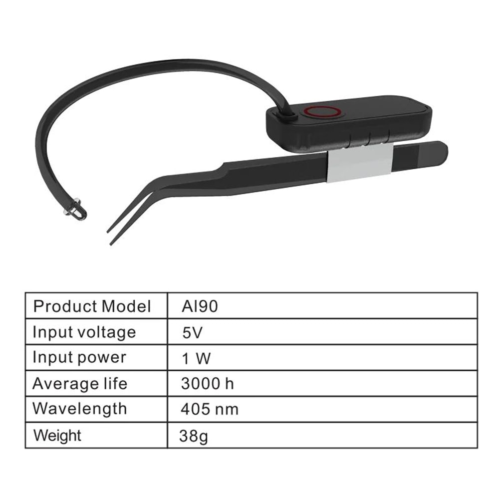 Mini Rechargeable UV Lash Light For Eyelash Extensions Wireless FastCure Eyelash Extension Curing 5