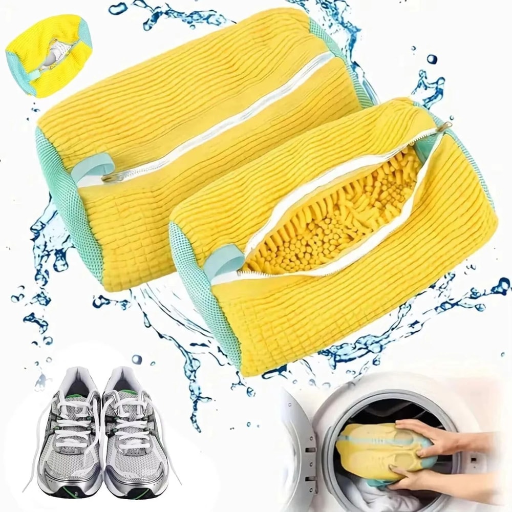 Reusable Shoe Washing Machine Bag For Washer Dryer Padded Laundry Shoe Bag For Sneakers All Shoe 5
