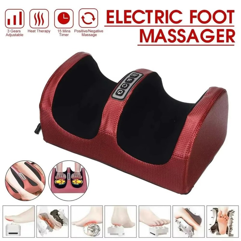 Shiatsu Electric Foot Massager With Heat Therapy And Compression For Deep Foot Pain Relief 1