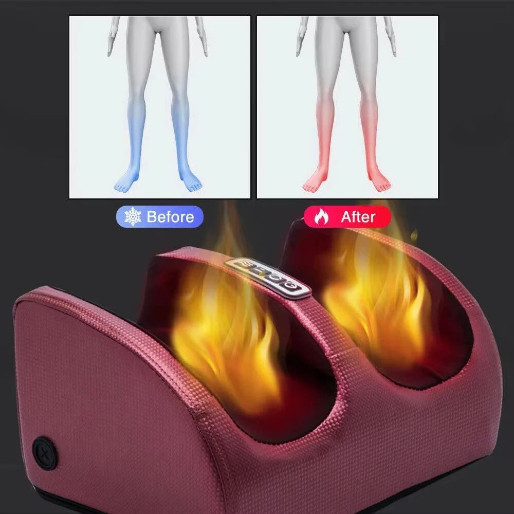 Shiatsu Electric Foot Massager With Heat Therapy And Compression For Deep Foot Pain Relief 2