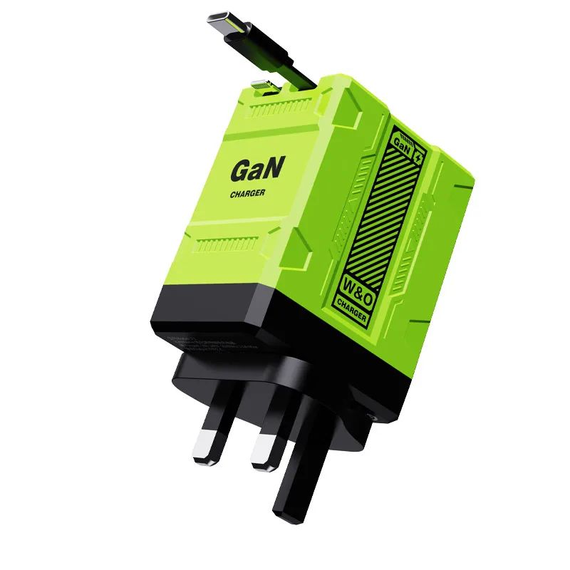 GaN 20W USBC PD Fast Charger With USBC To Lightning Support Compact Travel Wall Adapter EUUSUK 11