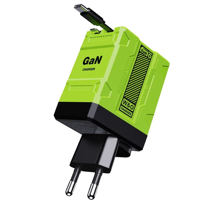 GaN 20W USBC PD Fast Charger With USBC To Lightning Support Compact Travel Wall Adapter EUUSUK 14