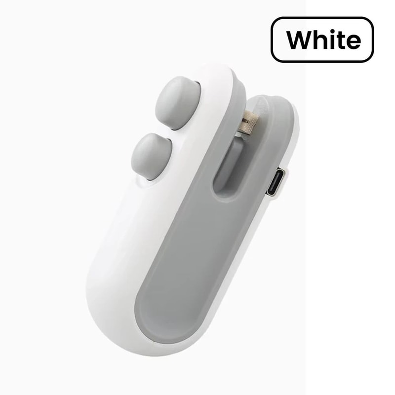 USB Rechargeable Mini Bag Sealer 2in1 Handheld Heat Sealer Cutter For Snacks And Food Storage 7