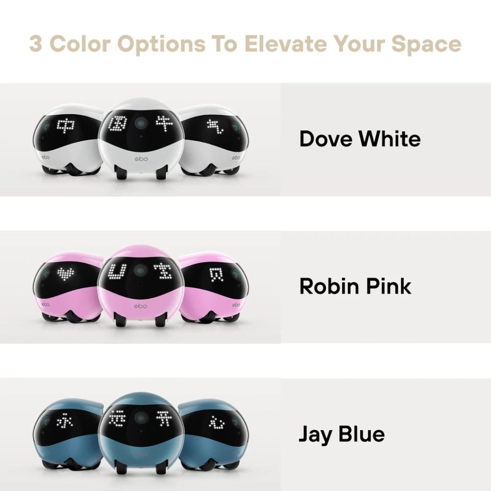 Enabot EBO Air 2K Pet Camera Robot Mobile Security Camera For Remote Home Monitoring 1