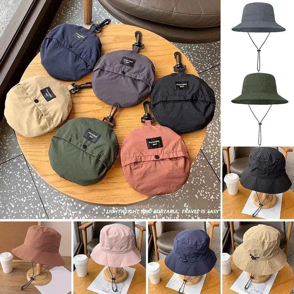 Waterproof UV Protection Bucket Hat Wide Brim Summer Outdoor Fisherman Cap 0