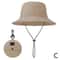 Waterproof UV Protection Bucket Hat Wide Brim Summer Outdoor Fisherman Cap 6