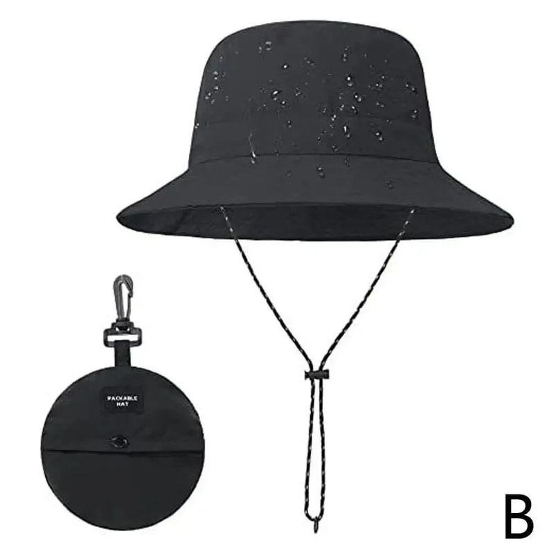 Waterproof UV Protection Bucket Hat Wide Brim Summer Outdoor Fisherman Cap 7