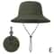 Waterproof UV Protection Bucket Hat Wide Brim Summer Outdoor Fisherman Cap 8