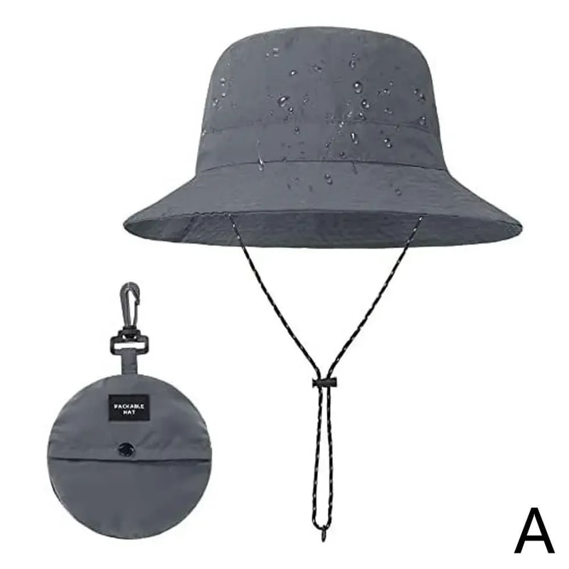 Waterproof UV Protection Bucket Hat Wide Brim Summer Outdoor Fisherman Cap 10