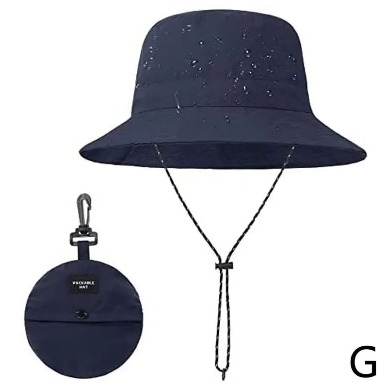 Waterproof UV Protection Bucket Hat Wide Brim Summer Outdoor Fisherman Cap 11