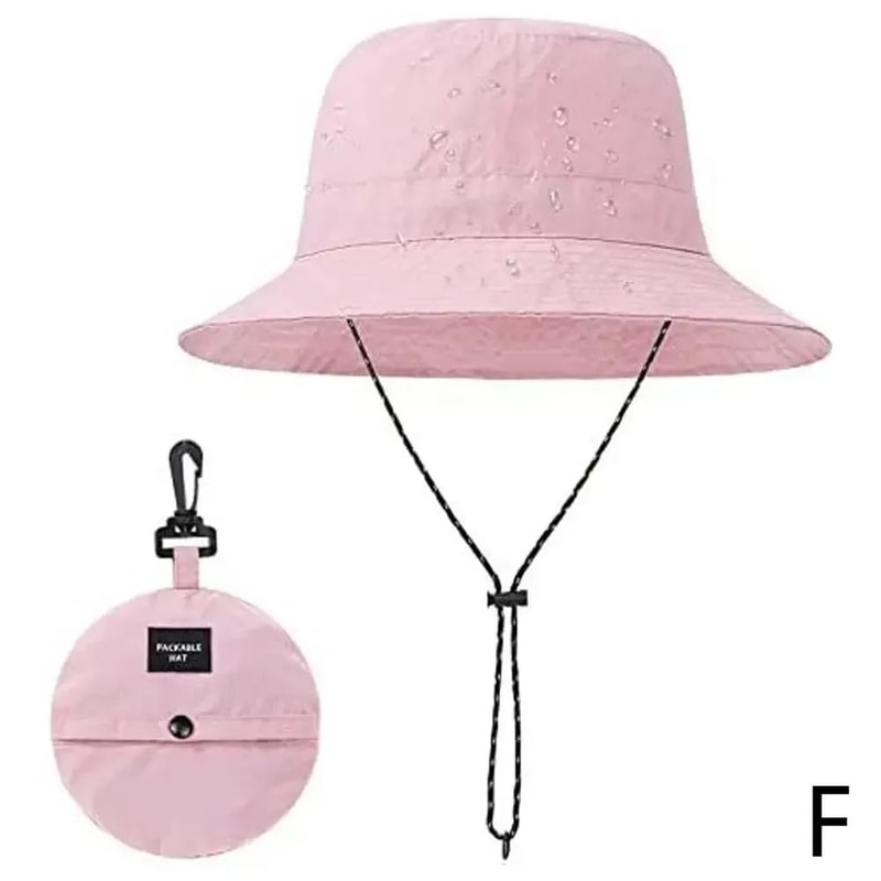 Waterproof UV Protection Bucket Hat Wide Brim Summer Outdoor Fisherman Cap 12