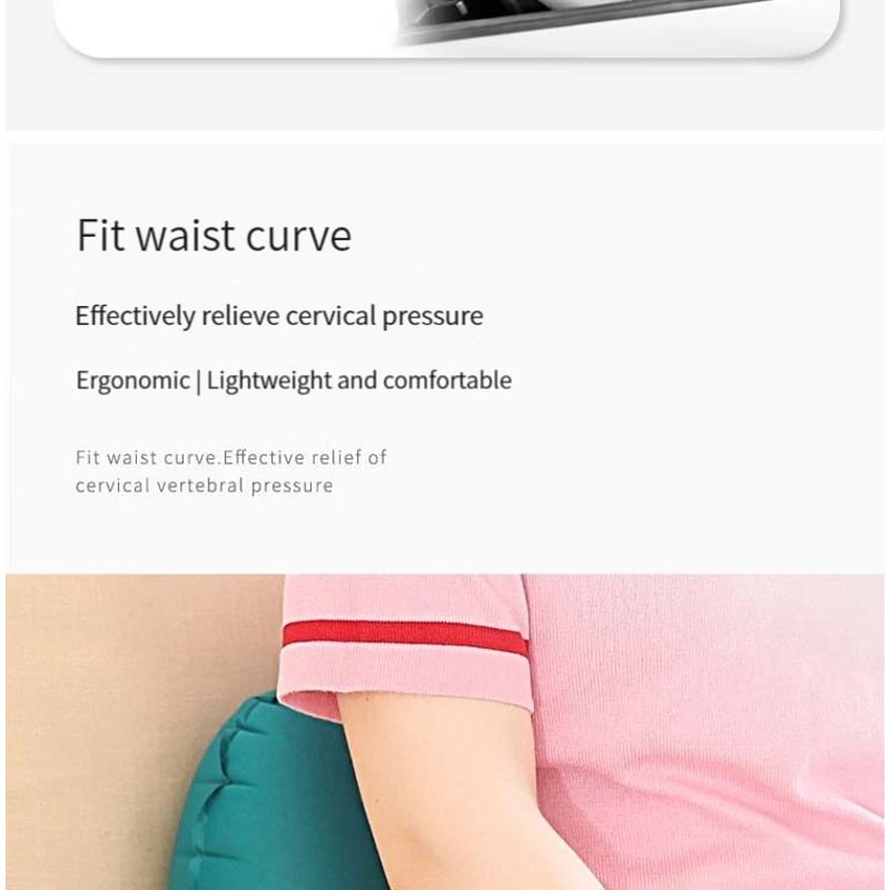 PressToInflate Inflatable Travel Pillow Compact UShaped Neck Pillow For Planes Cars Outdoor Trips 10