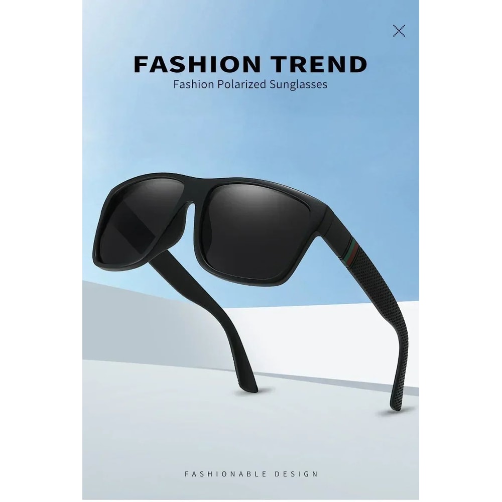 Oversized Polarized Vintage Square Sunglasses UV400 Luxury Driving Travel Shades Unisex 6