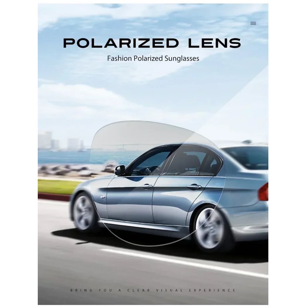 Oversized Polarized Vintage Square Sunglasses UV400 Luxury Driving Travel Shades Unisex 8