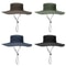 BreezeShield Wide Brim Sun Protection Fishing Hat Breathable Mesh UV Hat For Hiking Camping 4