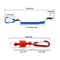 Magnetic Fishing Lanyard QuickRelease AntiLost Steel Wire Tool Tether 15m Stretch 3