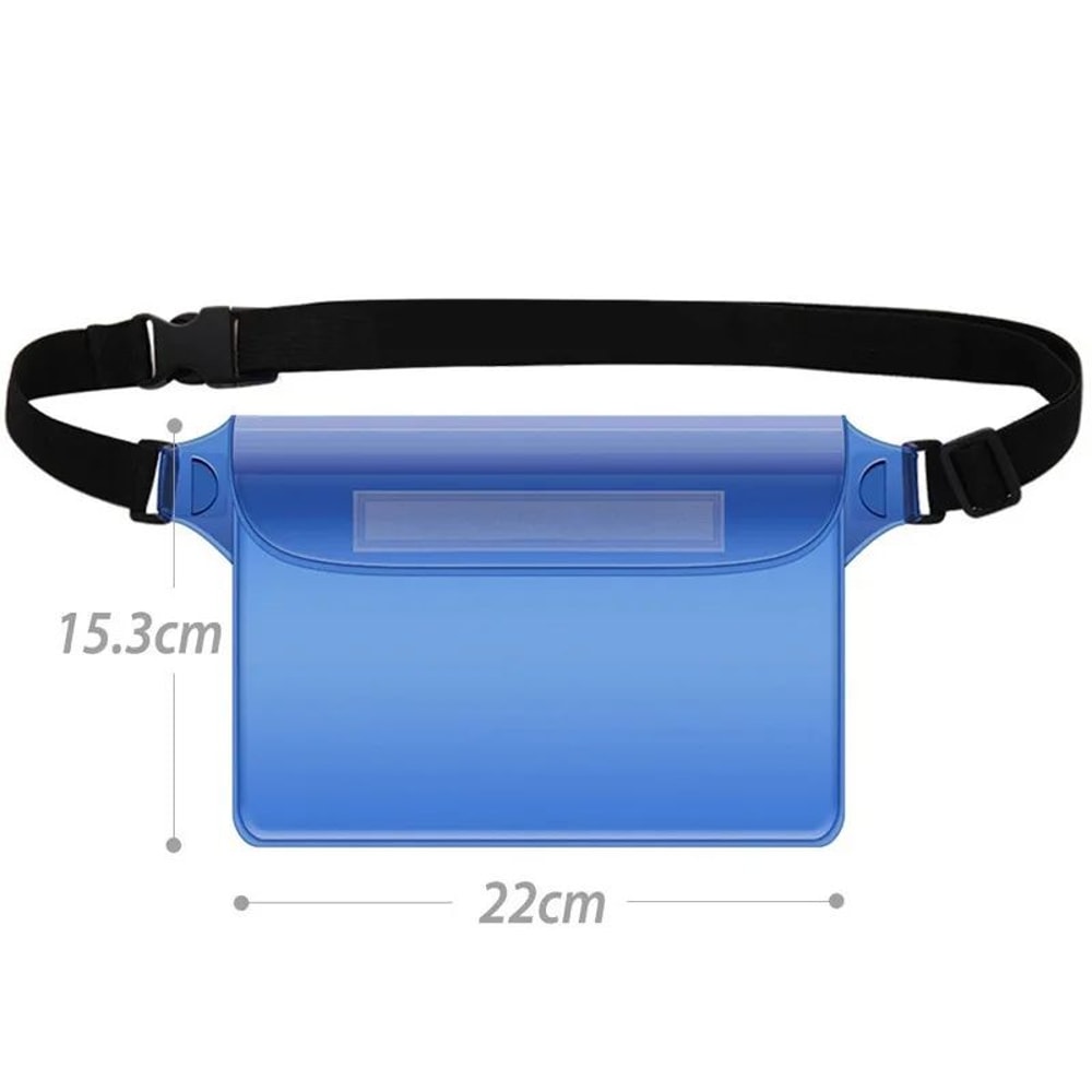 IPX8 Waterproof Phone Pouch Waist Pack Underwater Dry Bag For Swimming Beach Water Sports 6