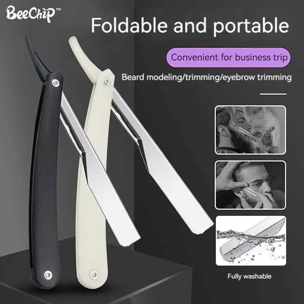 Folding Eyebrow Razor Dermaplaning Tool Portable Facial Hair Remover For Smooth Precise Shaping 0