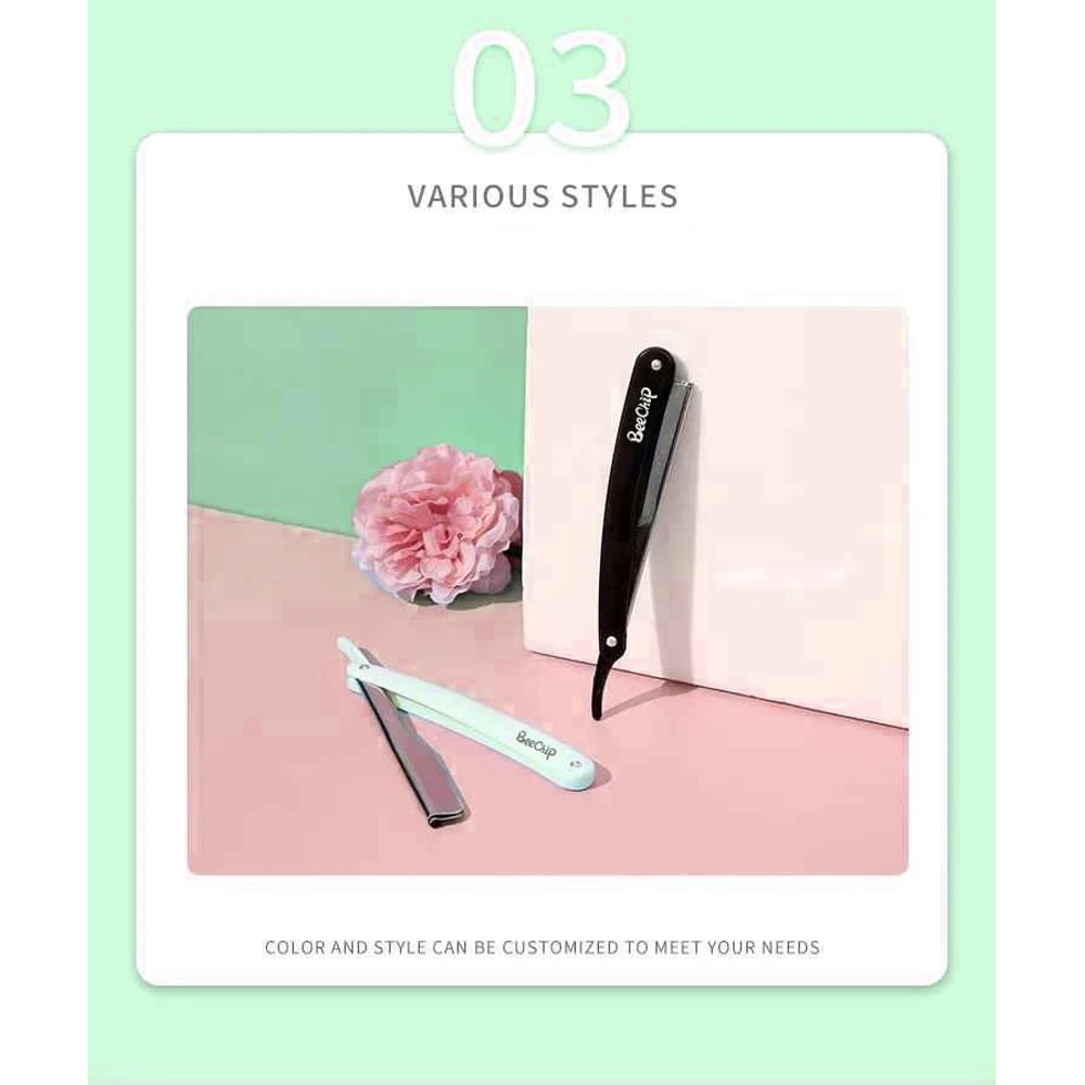 Folding Eyebrow Razor Dermaplaning Tool Portable Facial Hair Remover For Smooth Precise Shaping 10