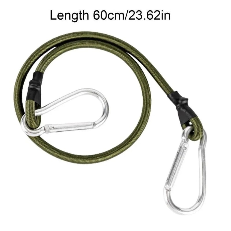 Heavy Duty Carabiner Bungee Cord TieDown Straps For Kayak Camping Cargo 6