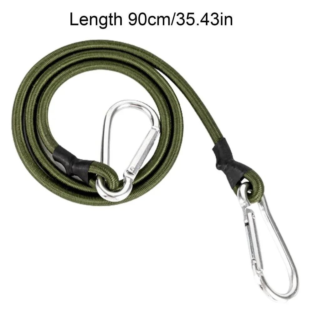 Heavy Duty Carabiner Bungee Cord TieDown Straps For Kayak Camping Cargo 7