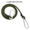 Heavy Duty Carabiner Bungee Cord TieDown Straps For Kayak Camping Cargo 7