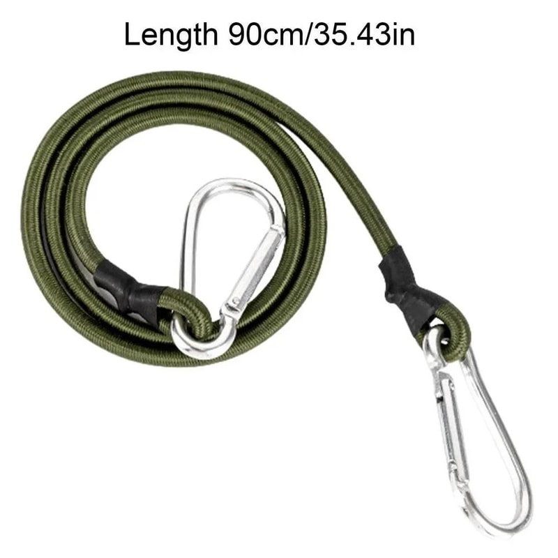 Heavy Duty Carabiner Bungee Cord TieDown Straps For Kayak Camping Cargo 7