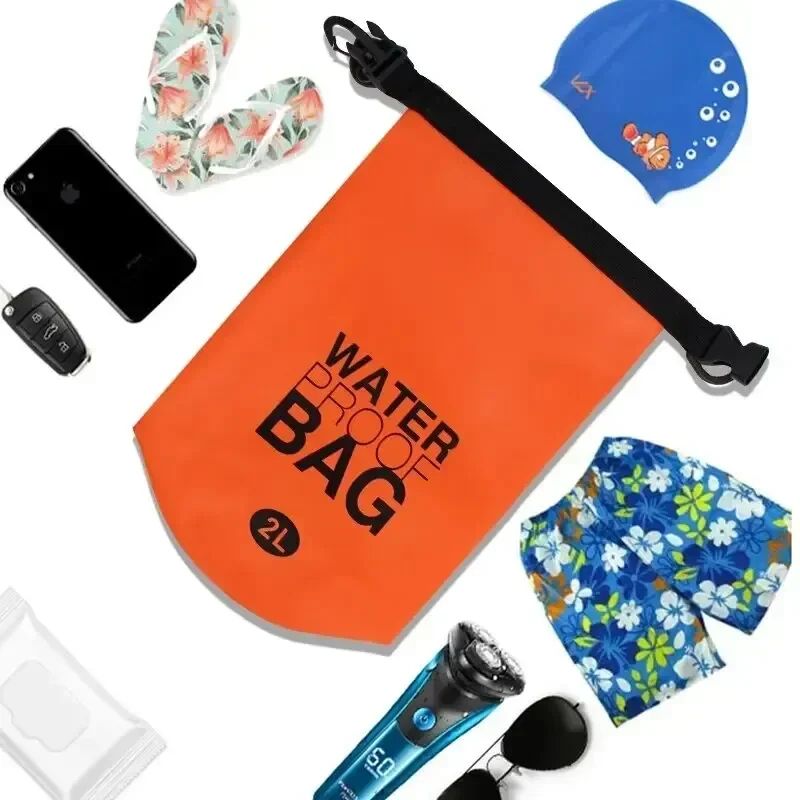 2L Waterproof Dry Bag RollTop Storage Pouch For Kayaking Swimming Hiking 3