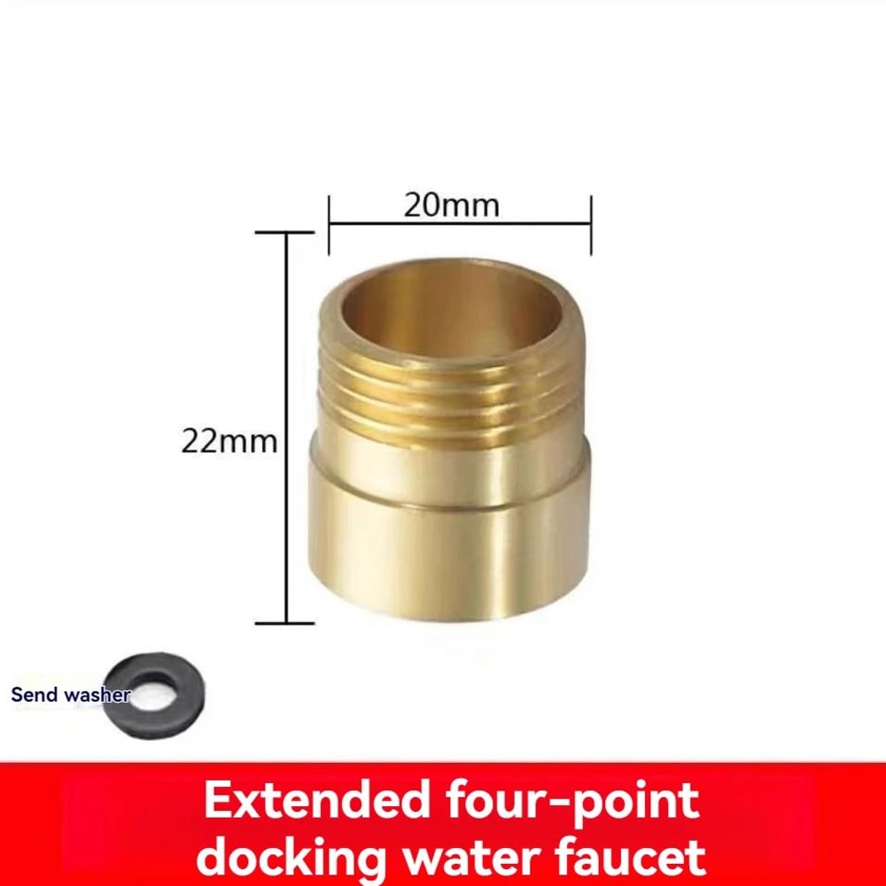 Automatic Water Stop Nozzle Washing Machine Faucet Adapter AntiFall Quick Disconnect Leak Guard 6