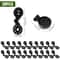 HeavyDuty Shade Cloth Clips Set Reusable Shade Cloth Clips Windproof Awning Clips With Rope Hole 6