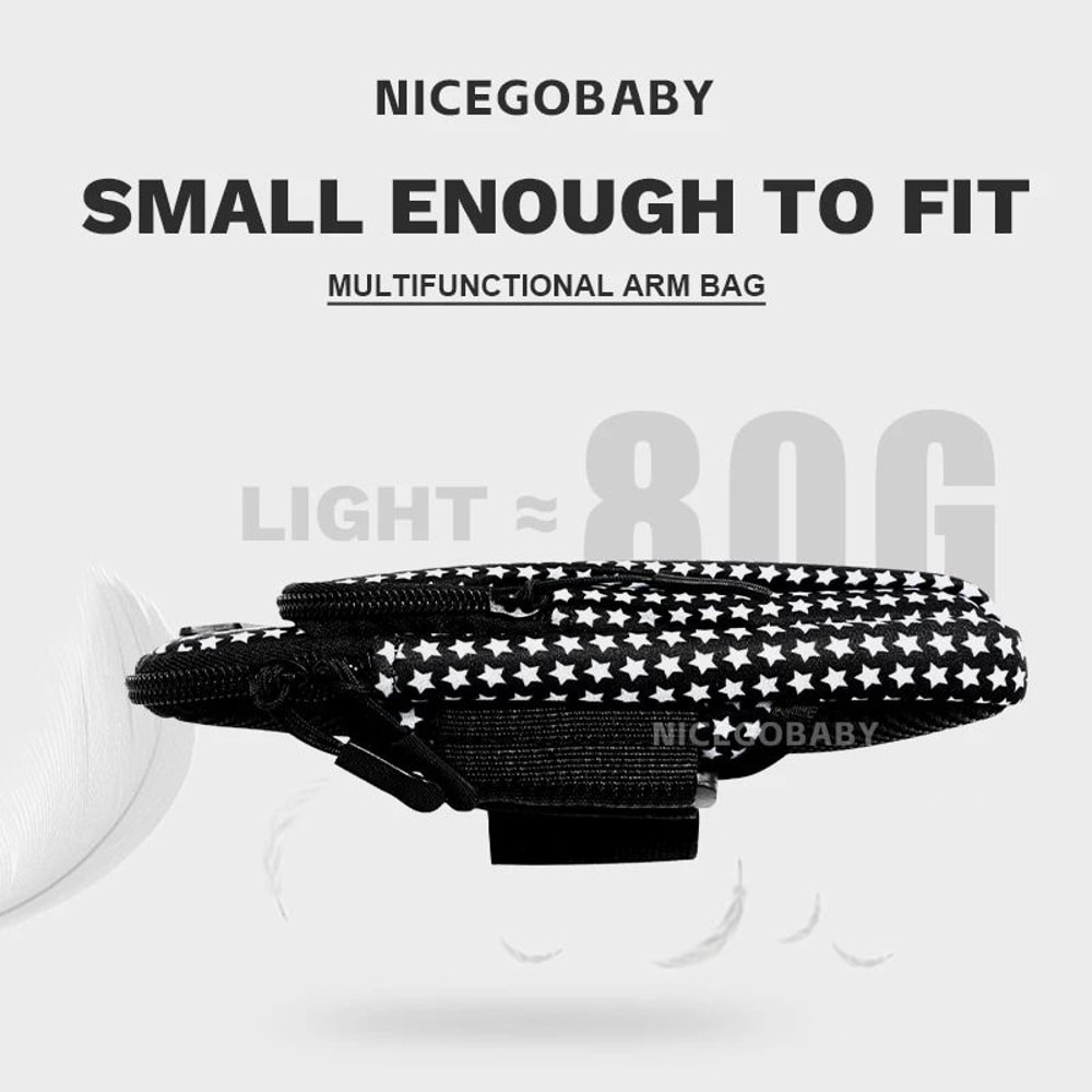 FitFlow Waterproof Running Phone Armband With Headphone Jack Breathable Sports Armband Gym Phone 5