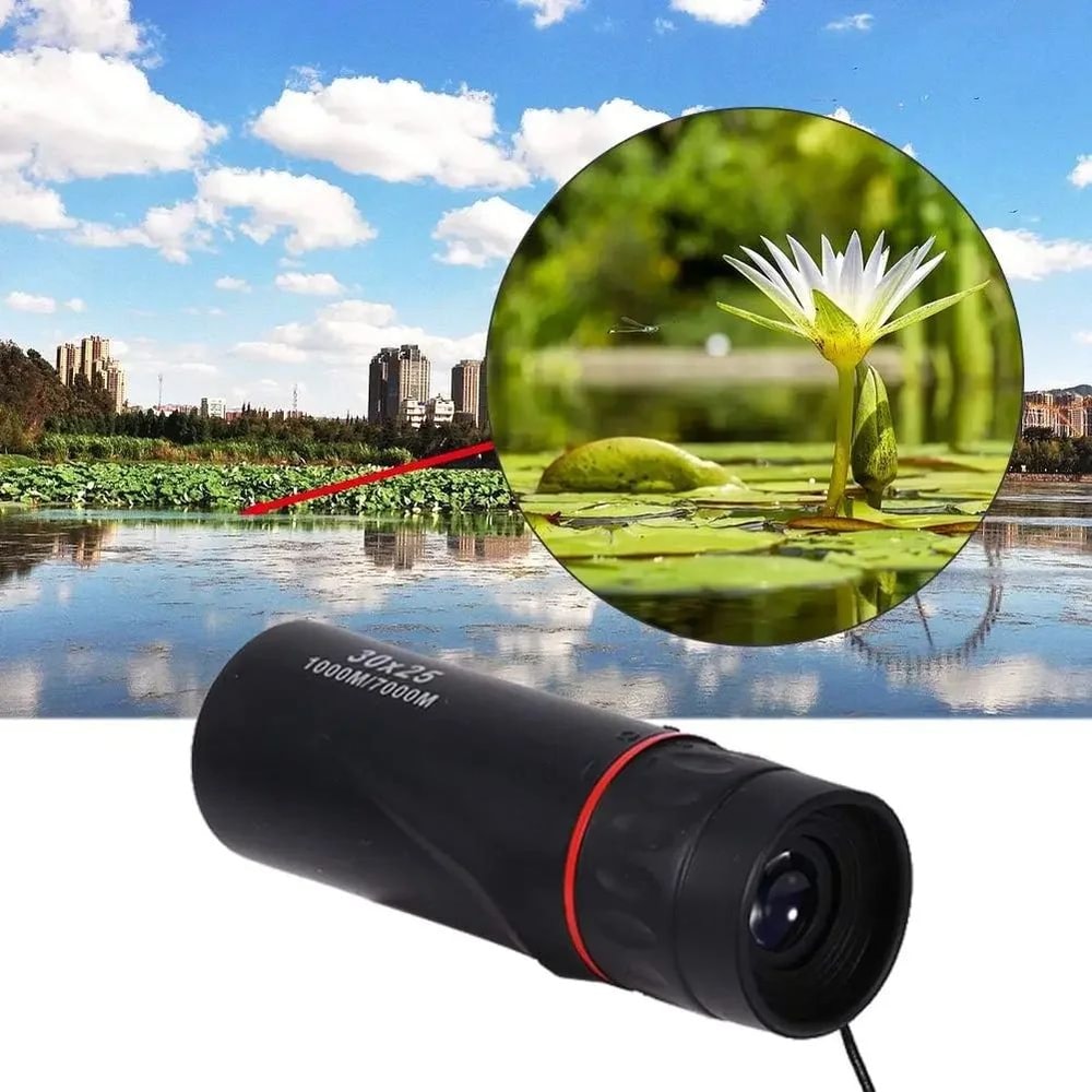 HD Mini Monocular Telescope With Phone Holder Portable Pocket Zoom For Birdwatching Travel Outdoo 1