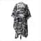 Printed NonStick Hairdressing Bib Cape For Dyeing Perming Waterproof Salon Coloring Shawl 0