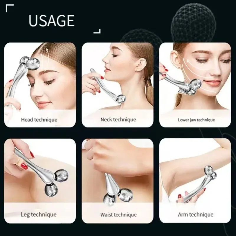 3D Face Roller VLift Sculpting Massager For Jawline And FullBody Relaxation 1