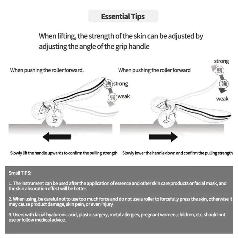 3D Face Roller VLift Sculpting Massager For Jawline And FullBody Relaxation 6
