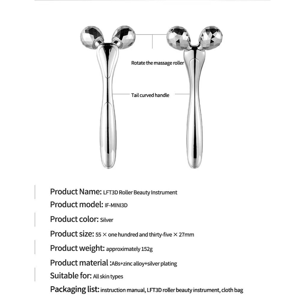 3D Face Roller VLift Sculpting Massager For Jawline And FullBody Relaxation 7