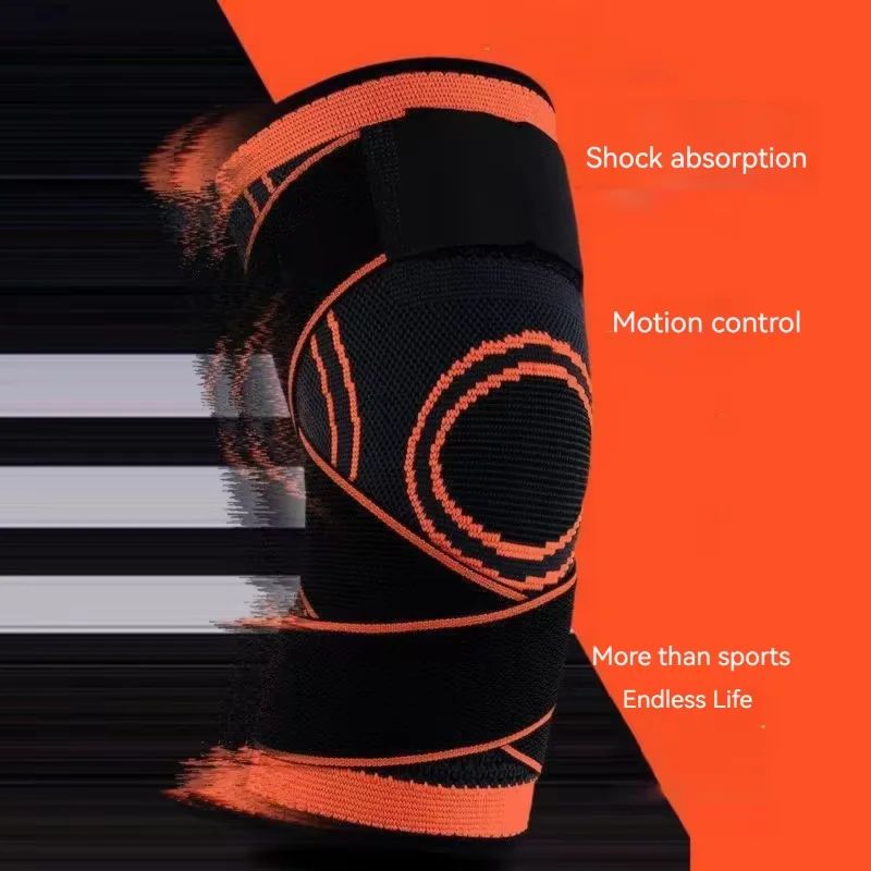 QuickDry Knit Knee Compression Sleeve Breathable Knee Brace Support For Sports Everyday Relief 3