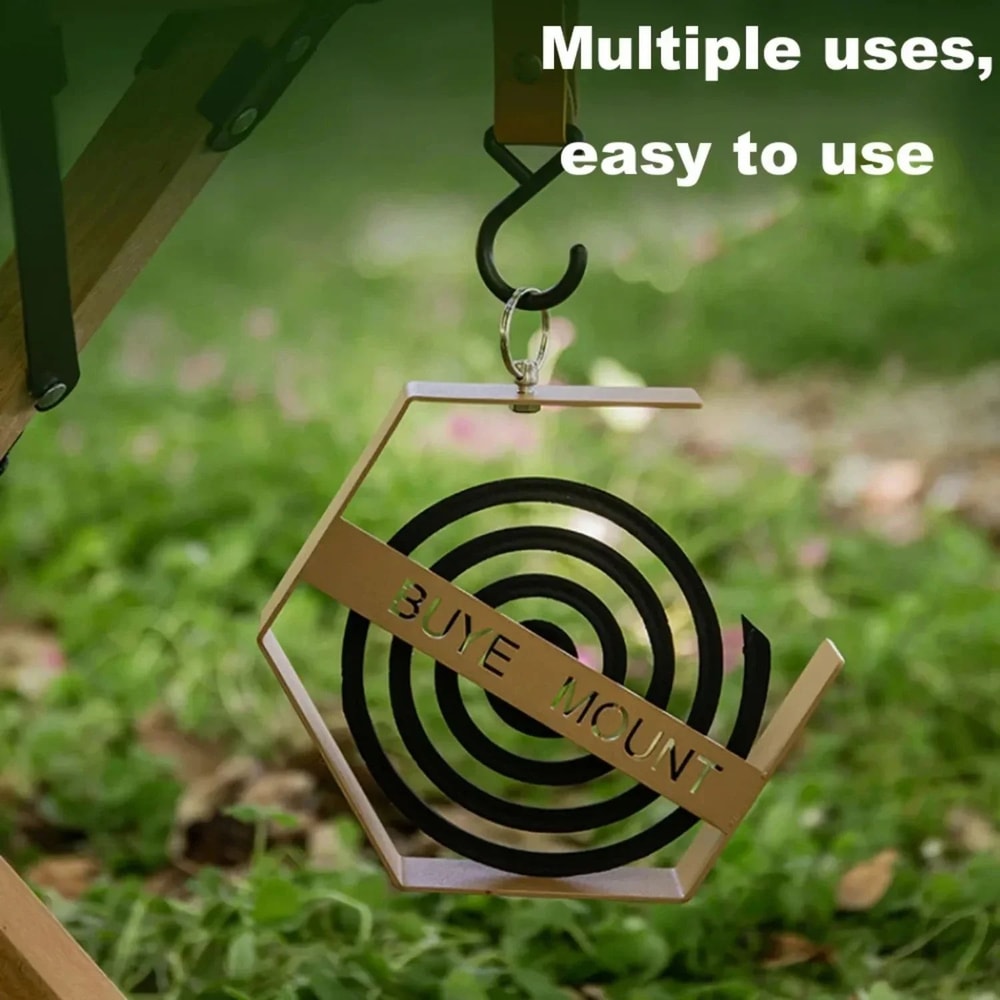 Portable Hanging Mosquito Coil Holder Tray For Camping Outdoor Use 4