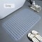 HydroDrain NonSlip Bathtub Mat Quick Drain Shower Mat With Suction Cups Foot Massage Texture 1