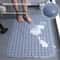 HydroDrain NonSlip Bathtub Mat Quick Drain Shower Mat With Suction Cups Foot Massage Texture 4