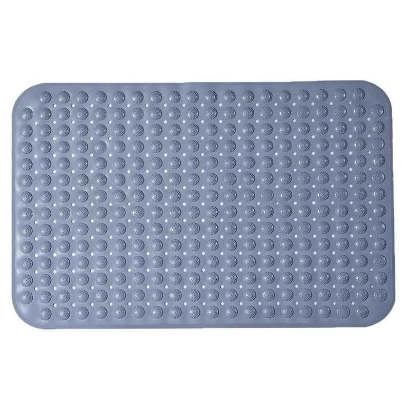 HydroDrain NonSlip Bathtub Mat Quick Drain Shower Mat With Suction Cups Foot Massage Texture 5