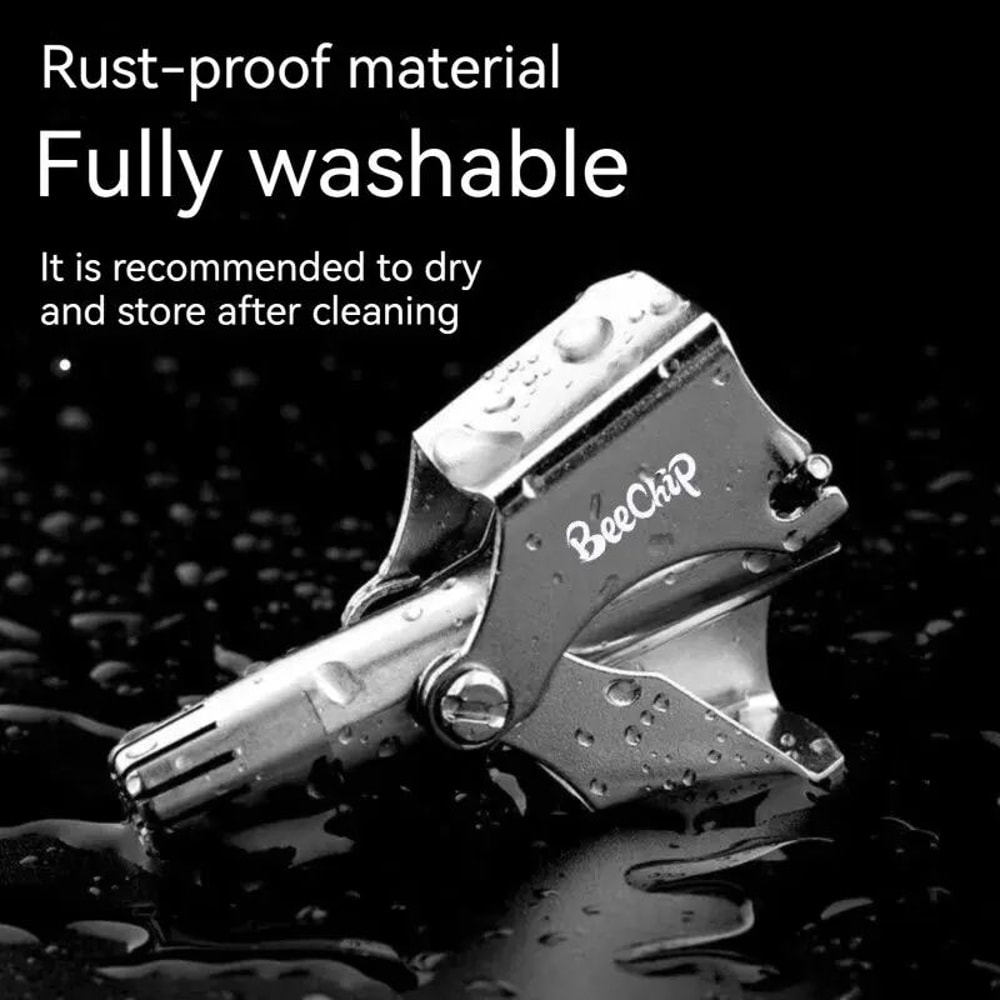 QuietClean Portable Nose Hair Trimmer Ear Hair Trimmer Washable Painless RustResistant Grooming T 1